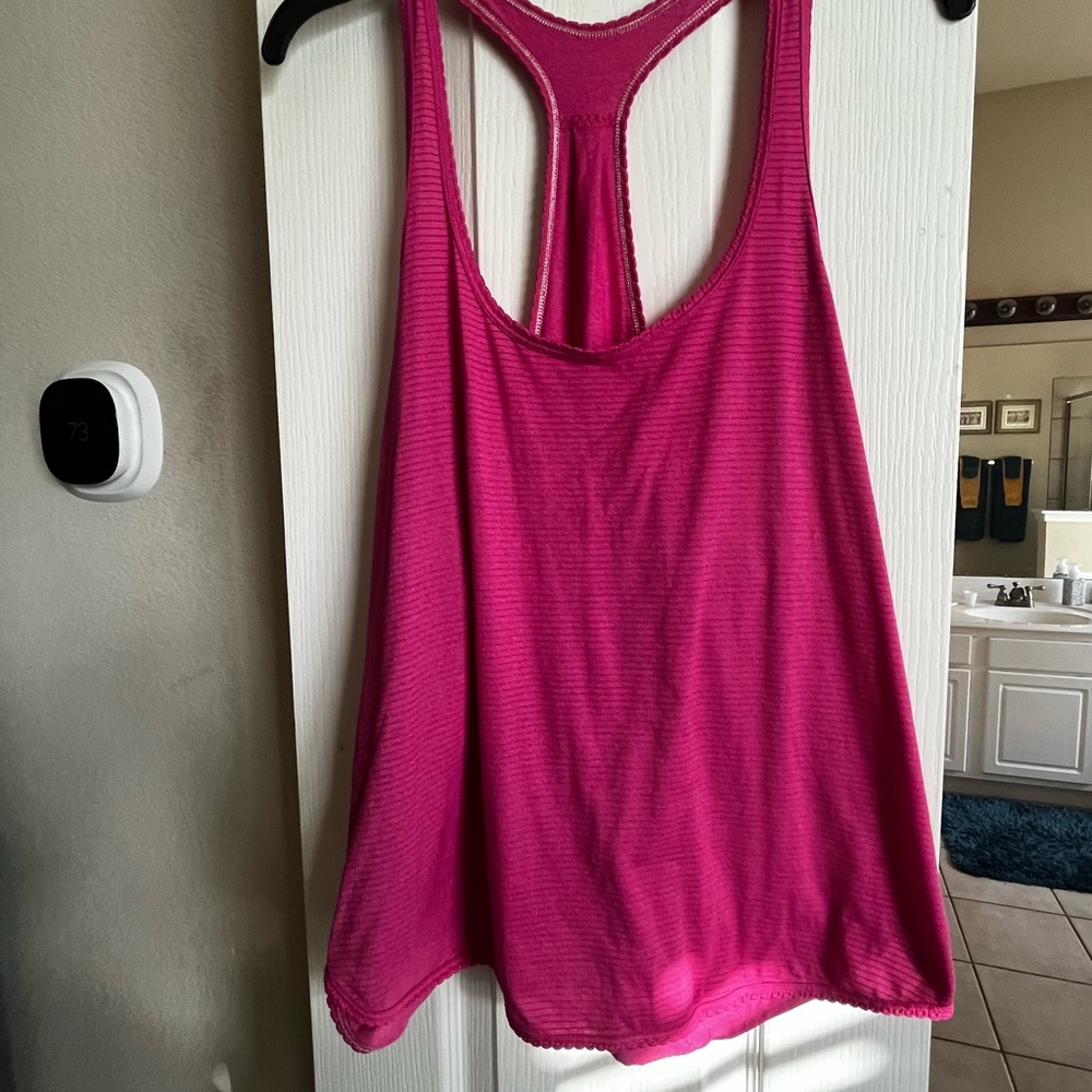 Lululemon Pink Tank Size 10
